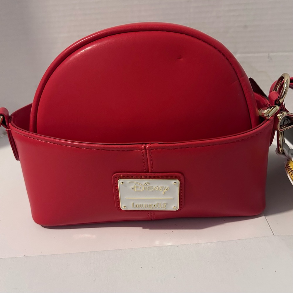 Loungefly DISNEY Minnie Mouse Daisy Hat Crossbody Bag & Daisy Coin Pouch - Picture 5 of 13